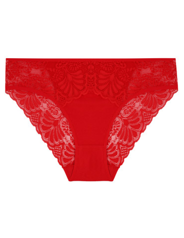 Figi - Majtki damskie figi bikini wykończone koronką 6-pak WIELOKOLOROWY - produkt 6