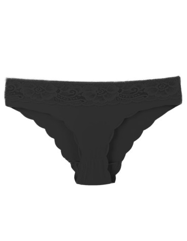 Figi - Majtki damskie figi bikini elastyczne z wykończeniem 6-pak WIELOKOLOROWY - produkt 4