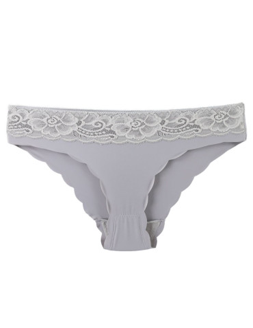 Figi - Majtki damskie figi bikini elastyczne z wykończeniem 6-pak WIELOKOLOROWY - produkt 7