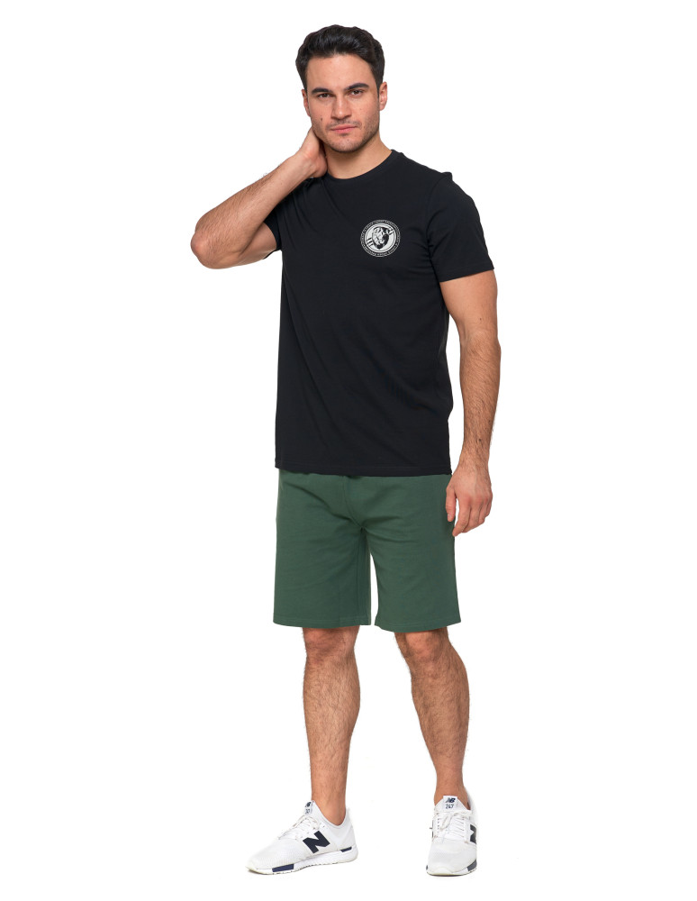 Koszulki, topy, koszule - Koszulka męska t-shirt bawełniany logo z napisem CZARNY - produkt moraj.pl 6