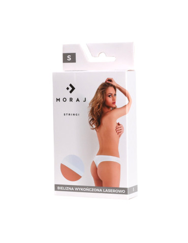 Stringi - Stringi damskie laserowo cięte BIAŁY - produkt 3