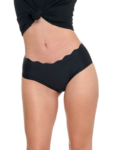 Figi - Majtki damskie bezszwowe figi bikini CZARNY - produkt 5