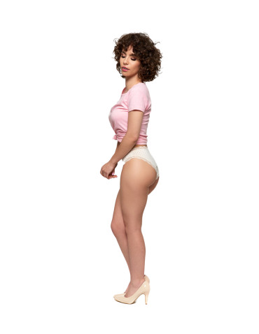 Figi - Majtki figi damskie bikini wykończone koronką 2-pak WIELOKOLOROWY - produkt 8