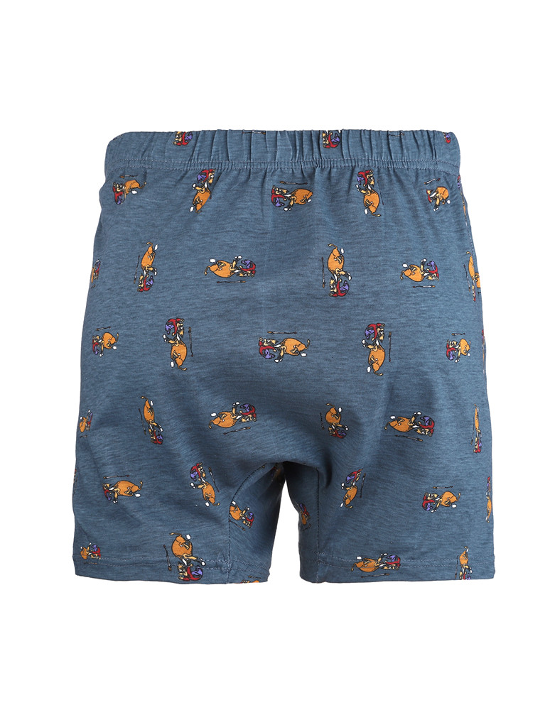 Bokserki luźne - Majtki bokserki męskie luźne bawełniane zabawne wzory JEANS - produkt moraj.pl 2