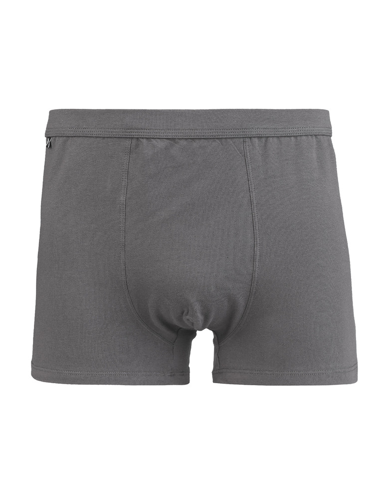 Bokserki dopasowane - Majtki bokserki męskie bawełniane gładkie Plus Size GRAFIT - produkt moraj.pl 5