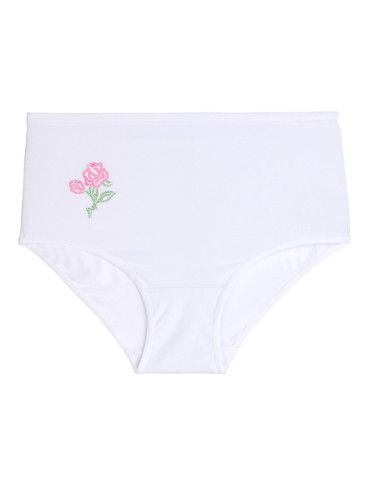 Figi - Majtki figi damskie z wysokim stanem Plus Size 3-pak WIELOKOLOROWY - produkt 5