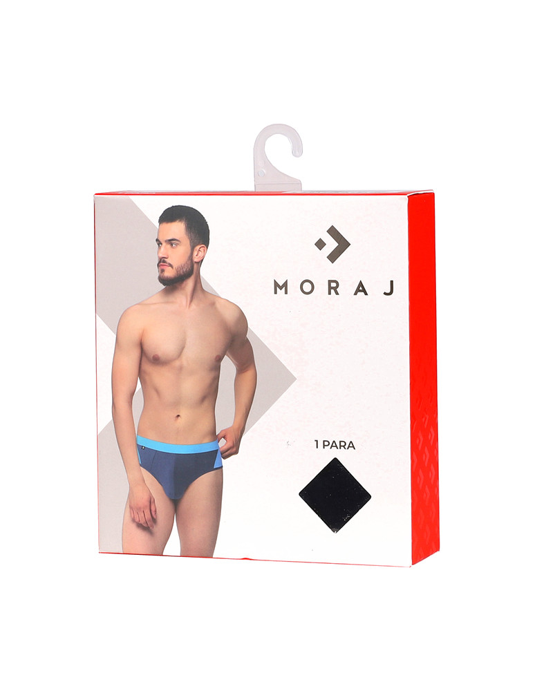 Slipy - Majtki slipy męskie klasyczne bawełniane 6-pak WIELOKOLOROWY - produkt moraj.pl 4