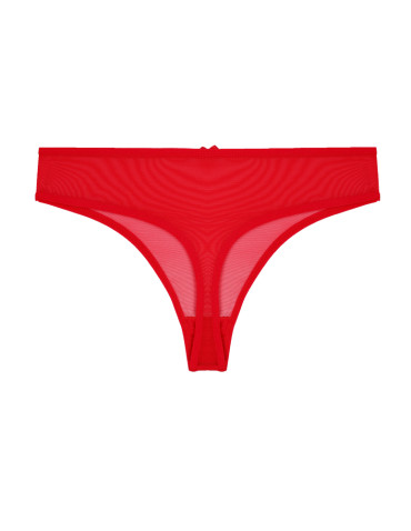 Stringi - Majtki stringi damskie transparentne siateczkowe 6-pak WIELOKOLOROWY - produkt 5