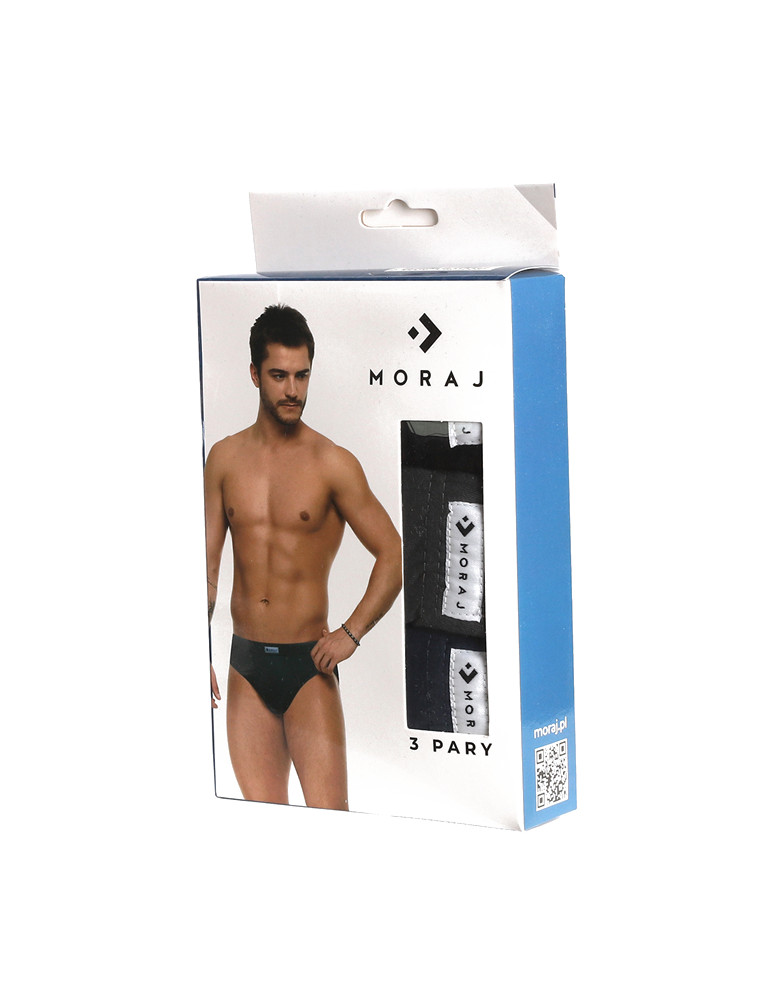 Slipy - Slipy męskie bawełniane 3-pak WIELOKOLOROWY - produkt moraj.pl 2