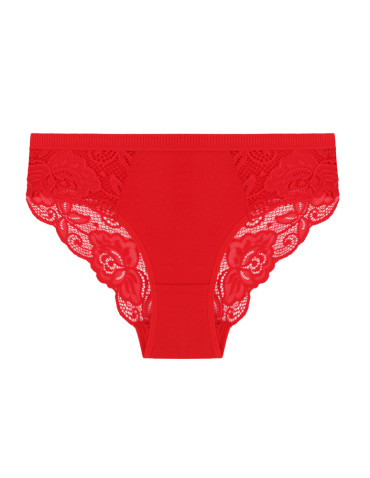 Figi - Majtki figi bikini damskie z koronkowym wykończeniem 6-pak WIELOKOLOROWY - produkt 3