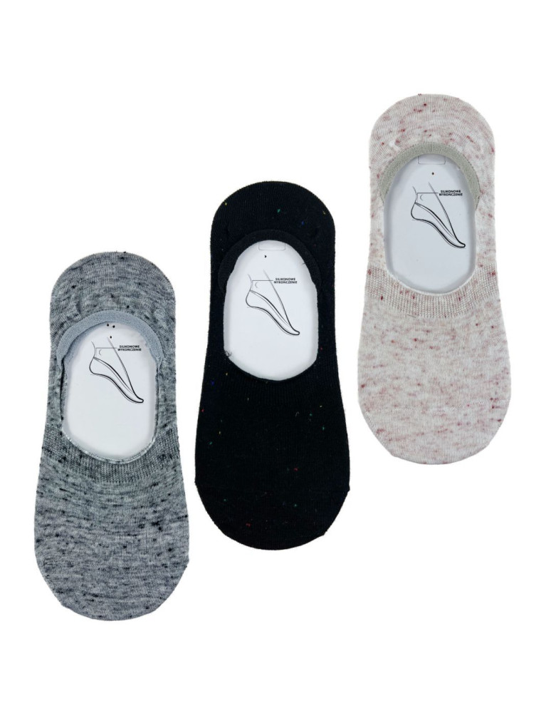 Wielopaki - Skarpetki stopki damskie niskie 12-pak WIELOKOLOROWY - produkt moraj.pl 2