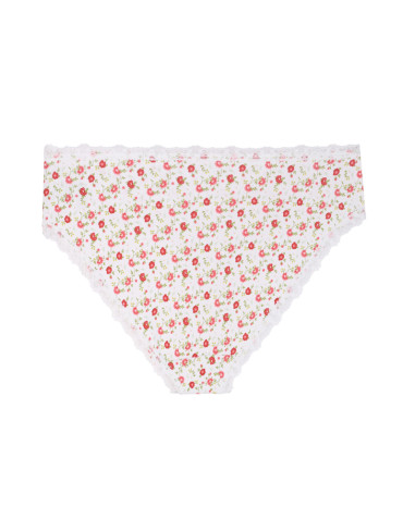 Figi - Majtki damskie figi bikini bawełniane z koronką 6-pak WIELOKOLOROWY - produkt 2