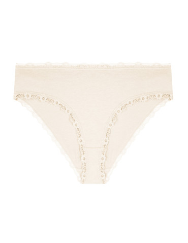 Figi - Majtki damskie figi bikini bawełniane z koronką 6-pak WIELOKOLOROWY - produkt 6