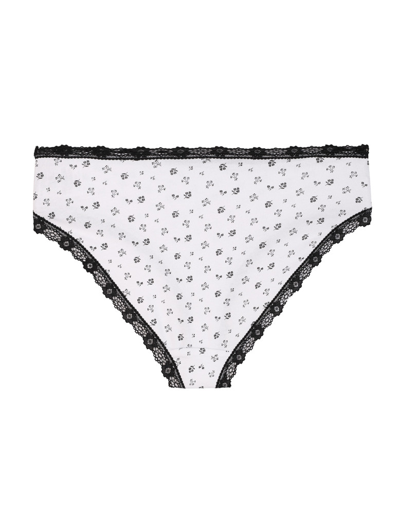 Figi - Majtki damskie figi bikini z wzorem wykończone koronką 6-pak WIELOKOLOROWY - produkt moraj.pl 2