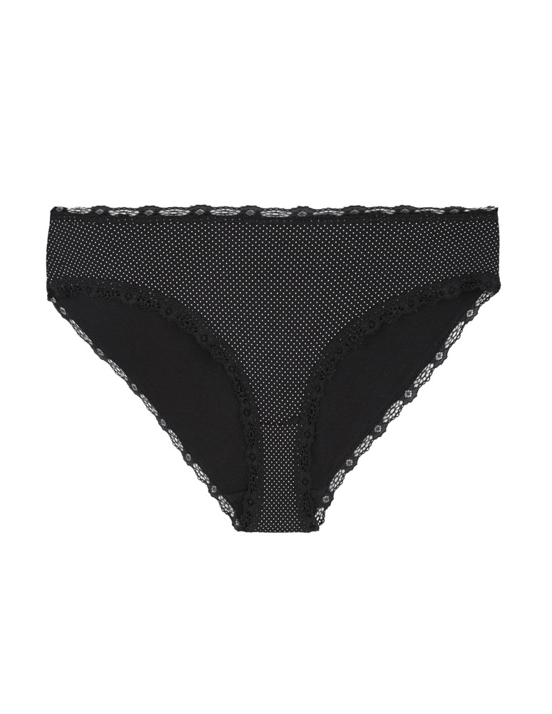 Figi - Majtki damskie figi bikini z wzorem wykończone koronką 6-pak WIELOKOLOROWY - produkt moraj.pl 4