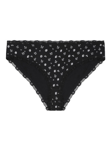 Figi - Majtki damskie figi bikini z wzorem wykończone koronką 6-pak WIELOKOLOROWY - produkt 8