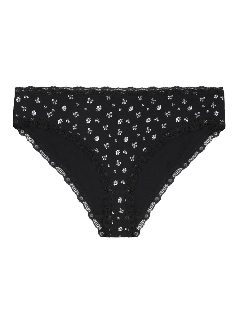 Figi - Majtki damskie figi bikini z wzorem wykończone koronką 6-pak WIELOKOLOROWY - produkt moraj.pl 8