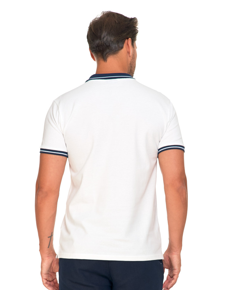 Polo - Koszulka polo męska bawełna czesana Premium BIAŁY - produkt moraj.pl 2