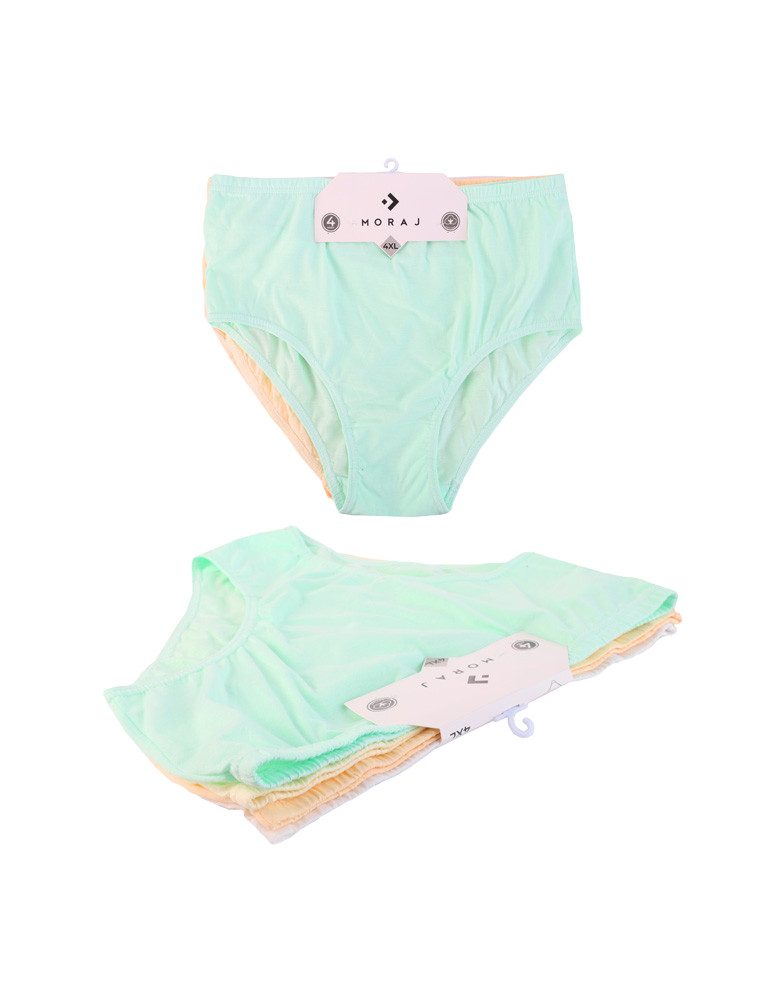 Figi - Majtki damskie figi klasyczne plus size 4-pak WIELOKOLOROWY - produkt moraj.pl 7