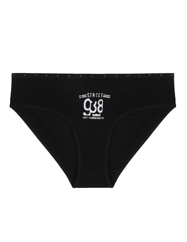 Figi - Majtki figi damskie bikini bawełniane z nadrukiem 4-pak WIELOKOLOROWY - produkt moraj.pl 6