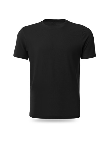 Koszulki, topy, koszule - Koszulka męska bawełniana T-shirt CZARNY - produkt 4