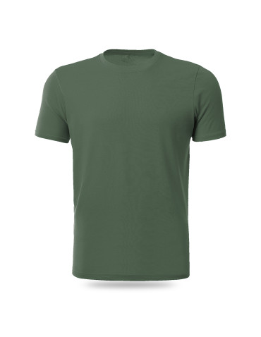Koszulki, topy, koszule - Koszulka męska bawełniana T-shirt KHAKI - produkt 3