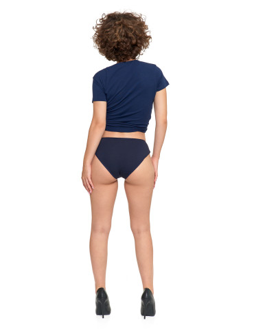 Figi - Majtki figi bikini damskie bawełniane klasyczne 3-pak WIELOKOLOROWY - produkt 8