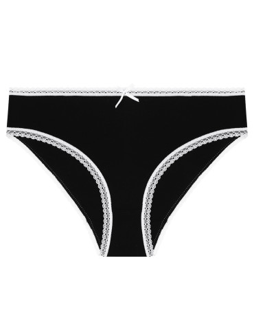 Figi - Damskie majtki mini bikini z koronkowym wykończeniem 4-pak WIELOKOLOROWY - produkt 2