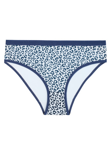 Figi - Damskie majtki figi mini bikini w panterkę 6-pak WIELOKOLOROWY - produkt 2