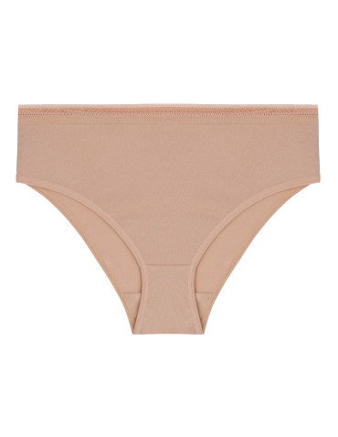 Figi - Damskie majtki figi bikini bawełniane z ozdobną gumką 4-pak WIELOKOLOROWY - produkt 3