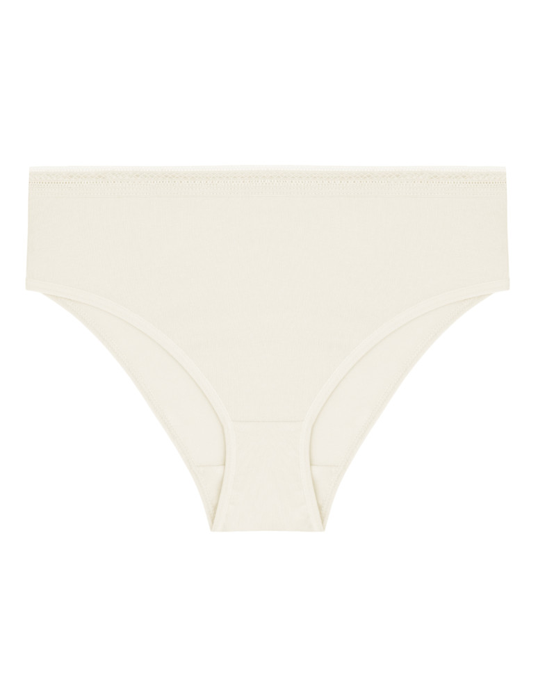 Figi - Damskie majtki figi bikini bawełniane z ozdobną gumką 4-pak WIELOKOLOROWY - produkt moraj.pl 5