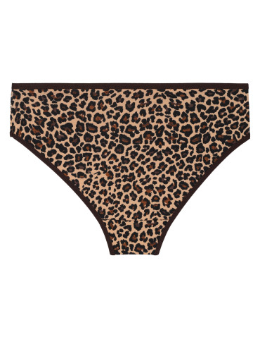 Figi - Majtki damskie figi bikini z motywem panterki 4-pak WIELOKOLOROWY - produkt 2