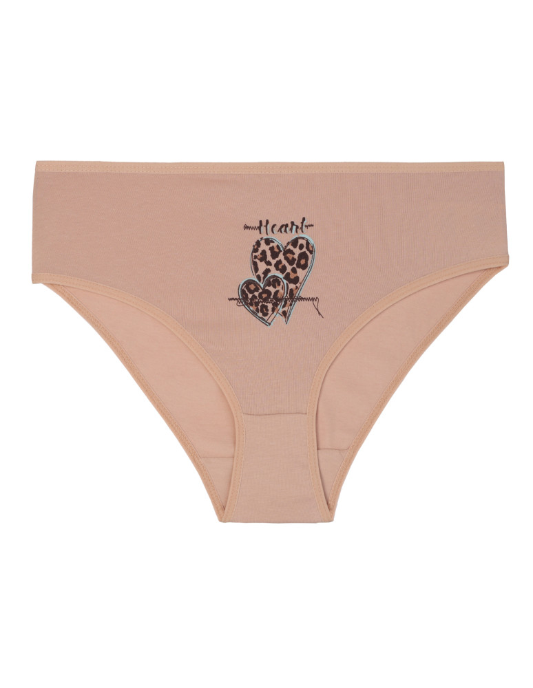 Figi - Majtki damskie figi bikini z motywem panterki 4-pak WIELOKOLOROWY - produkt moraj.pl 4