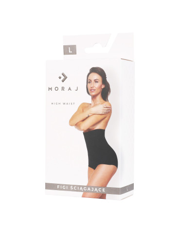Figi - Majtki damskie figi modelujące z wysokim stanem BEŻOWY - produkt 4