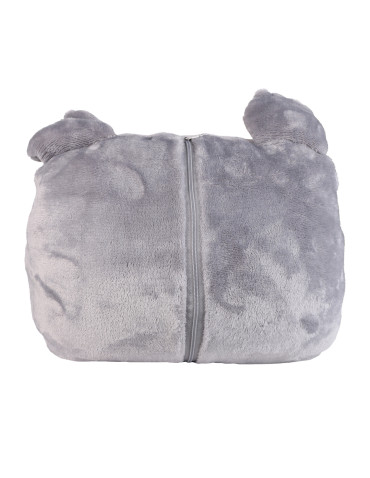 Kocobluzy - Kocobluza koala przytulna bluza koc i poduszka 2w1 SZARY - produkt 4