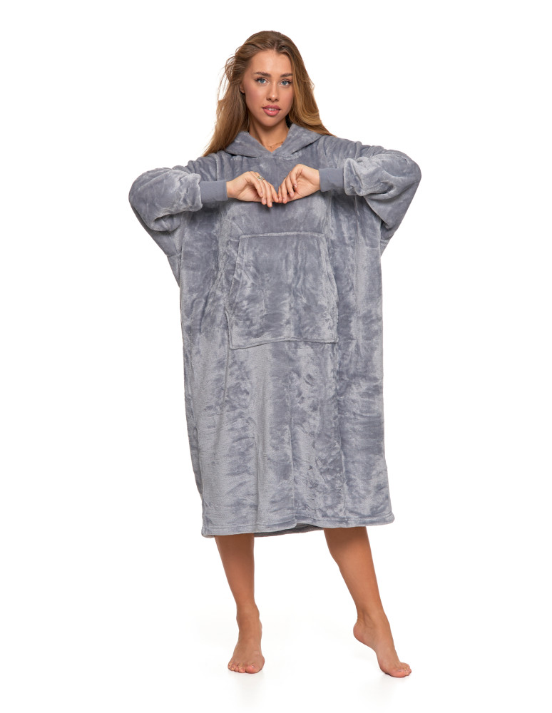 Kocobluzy - Kocobluza koala przytulna bluza koc i poduszka 2w1 SZARY - produkt moraj.pl 5