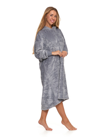 Kocobluzy - Kocobluza koala przytulna bluza koc i poduszka 2w1 SZARY - produkt 6
