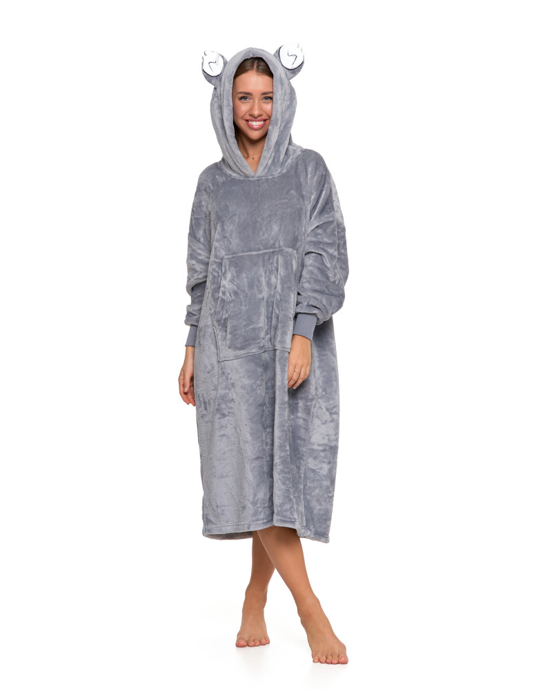 Kocobluzy - Kocobluza koala przytulna bluza koc i poduszka 2w1 SZARY - produkt moraj.pl 7