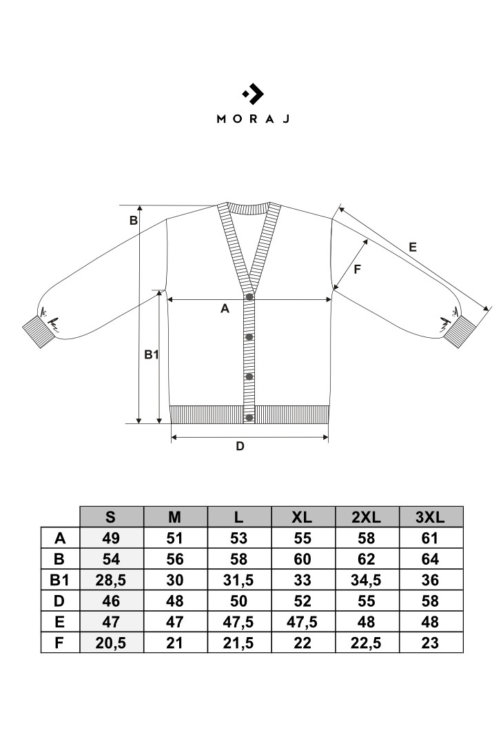 Kardigan damski sweter z plecionym wzorem i guzikami Kardigan damski sweter z plecionym wzorem i guzikami