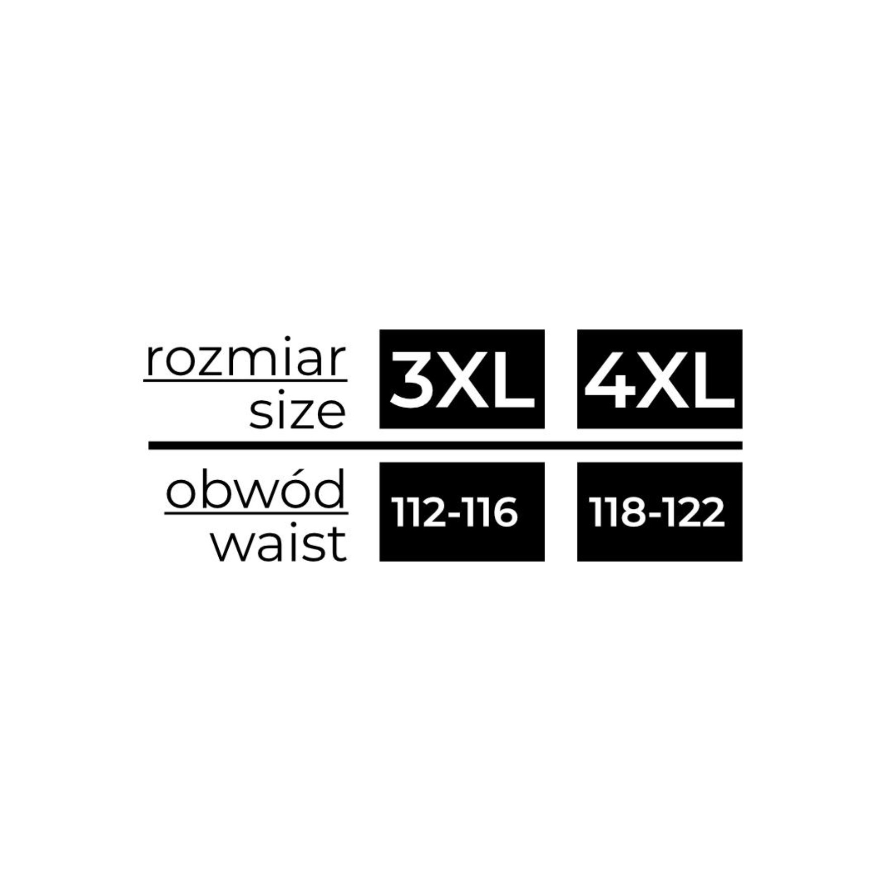 Majtki męskie bokserki Plus Size dopasowane bawełna 6-pak