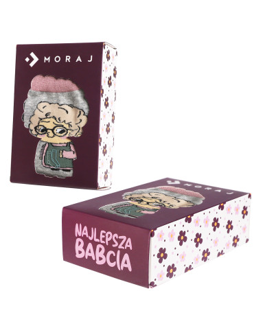 Długie - Zestaw skarpetek damskich Najlepsza Babcia 2-pak WIELOKOLOROWY - produkt 12