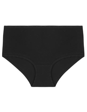 Figi - Damskie figi maxi bikini bawełniane wysoki stan 3-pak WIELOKOLOROWY - produkt 4